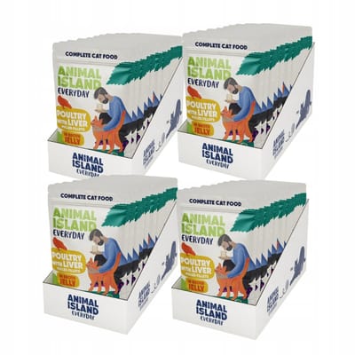 Animal Island NEW JELLY EVERYDAY - Kattenvoer - Drie - Volledig Voedzaam