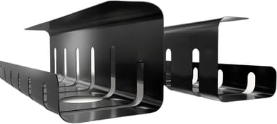 DnA® Kabelgoot - Kabelgoot Bureau - Cable Management - Zwart - 40cm x 10cm x 1cm