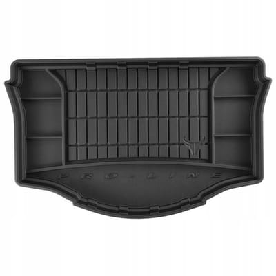 FROGUM Kofferbakmat - Rubber - Geschikt voor MITSUBISHI SPACE STAR (vanaf 2012) - Lage laadvloer - Organizer functie - Zwart