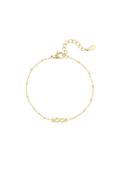 Bijoutheek Armband (Sieraad) XXX Amsterdam Goud