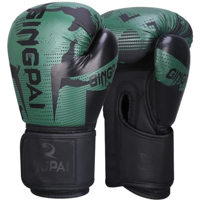 Expérience de Haute Qualité Cuir PU Résistant à l'Usure Avec Respirabilité Gants de Boxe Adaptés à l'Entraînement Sanda Fitness Épais Protection 6oz