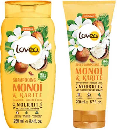 Lovea Monoï & Shea Shampoo en Conditioner Pakket
