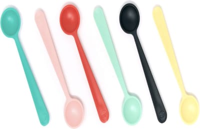 Quy Cup Spoons Set (6 colours x 10PCS = 60 PCS total)