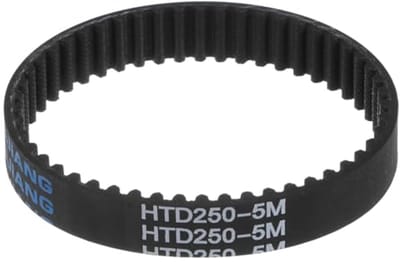 Rubber Timing Belt 50 Tanden Gesloten Lussen V-snaar 15mm Breed, 250mm Omtrek Synchronisatieband