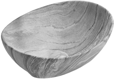 Mexen Elza opbouw wastafel 40 x 33 cm, grijze steen - 21014096