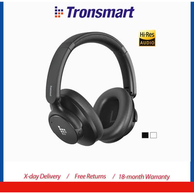 Tronsmart Sounfii Q20S Bluetooth Oordopjes Draadloze Noise Cancelling Headset 60U Speeltijd Hi-Res Audio App Besturing