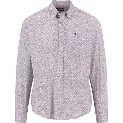 Fynch-Hatton Overhemd Minimal Flower Pattern Magnolia / male