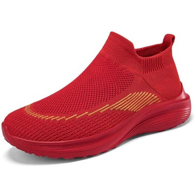Nieuwe Comfortabele Hoge schoenen man en dames klassieke sneakers Duurzame Witte Platte Canvas Schoenen maat 35-45 38 red