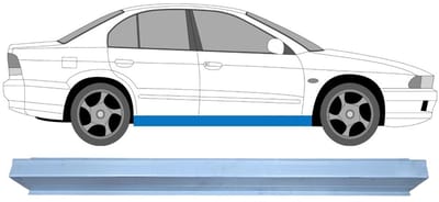 Reparatie dorpel voor Mitsubishi Galant 1996-2003 / Links = Rechts (symmetrisch)