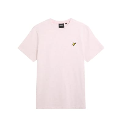Lyle and Scott T-shirt Heather Lichtroze - Maat L - Heren - Casual T-shirts