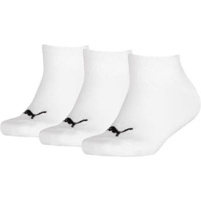 Puma - Kids 3-Pack Sneaker Sokken Invisible Wit - 23-26