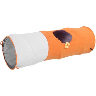 Tunnel pour Chat Tissu Oxford Fil d'Acier Tunnel Interactif pour Chaton Tube pour Chaton Chiot Intérieur