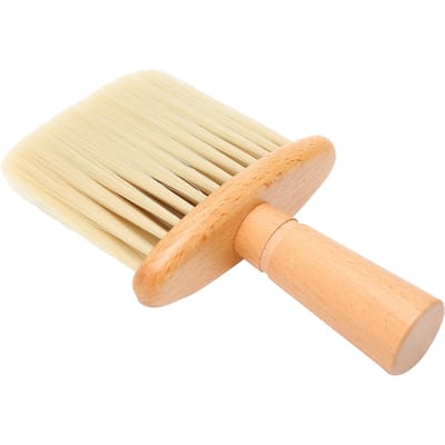 Kapper Haar Baard Knipborstel Professionele Gezichtsreiniging Haarborstel Nekstofborstel Beige beige