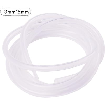 Tubo in siliconen transparant voor ons voedingsmiddel Tubo flessibile Tubo in 3mmX5mm transparant