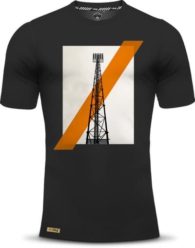 FC Kluif 'Ode aan de lichtmast' t-shirt zwart - maat S / Small - Heren lifestyle shirt - Katoen