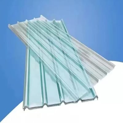 Dakplaat Glasvezel - Golfplaat Lichtdoorlatend - Serre Carport - Slagvast Hitte-isolerend - 0.9x1.4m 3 stuks - Transparant