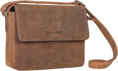Vintage Leren Schoudertas Dames - Comfortabele Crossbody Bag voor Iedere Dag