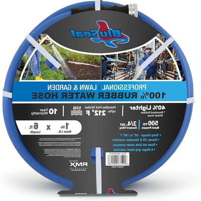 Rubberen Tuinslang - Water Slang - Tuin Besproeien - Ultralicht en Sterk - 183 Meter - Blauw
