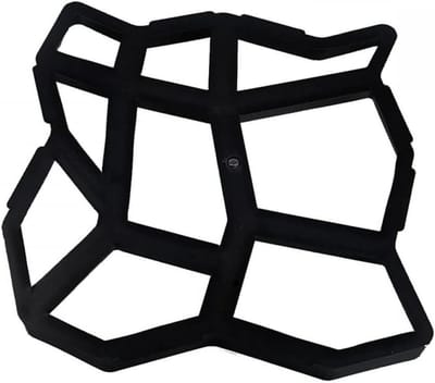 Bestrating Schimmel - Betonmal Pad - Tuinpad Maken - Herbruikbaar Plastic - 50x60 cm - Zwart