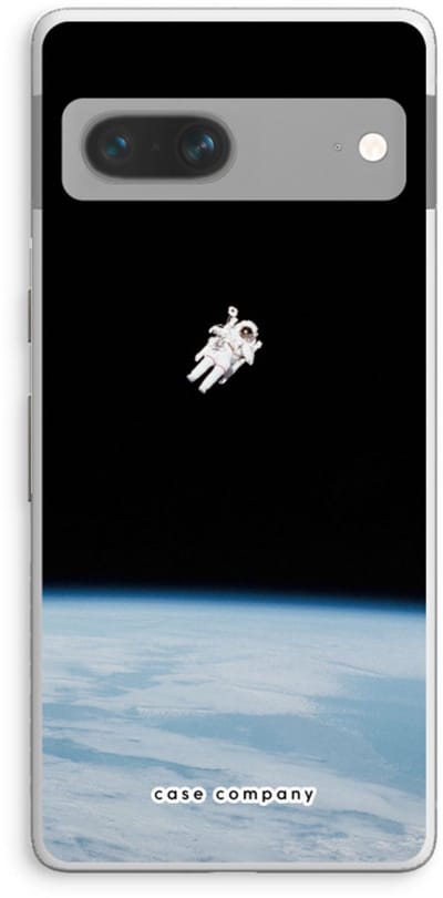 Case Company® - Hoesje geschikt voor Google Pixel 7 hoesje - Alone in Space - Soft Cover Telefoonhoesje - Bescherming aan alle Kanten en Schermrand