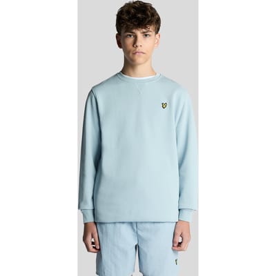 Lyle & Scott Crew Neck Sweatshirt Boys Truien & Vesten Jongens - Sweater - Hoodie - Vest- Lichtblauw - Maat 128/134