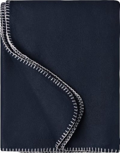 James and Nicholson Fleece Plaid - Navy - 130 x 170 cm