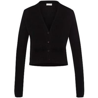 Vest en 100% kasjmier Van Peter Hahn zwart