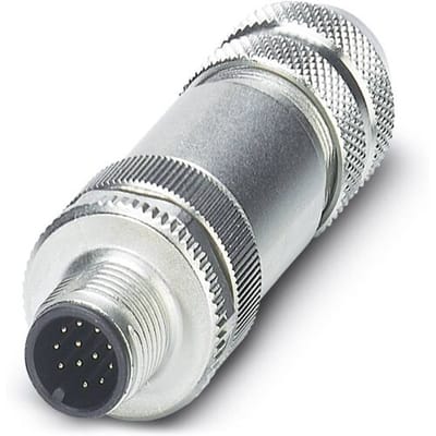 Phoenix Contact 1404410 Sensor/actuator connector, niet geassembleerd M12 Aantal polen (sensoren): 12 Stekker, recht 1 stuk(s)