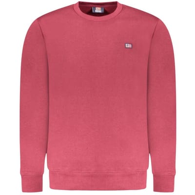 Noorwegen 1963 Rode Katoenen Heren Sweatshirt