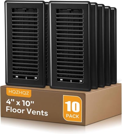 10 Stuks Vloerrooster Set - Ventilatie Rooster voor Vloer