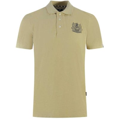 Aquascutum Unisex Volwassen Merk Mouw Polo Shirt (Beige)