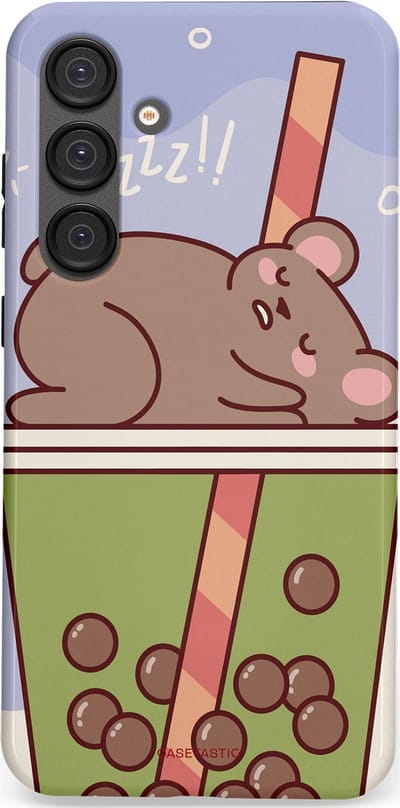 Casetastic Hoesje Geschikt voor Samsung S25 Plus - Stijlvolle Beschermende Duo-layer Case - Bubbelthee Droom