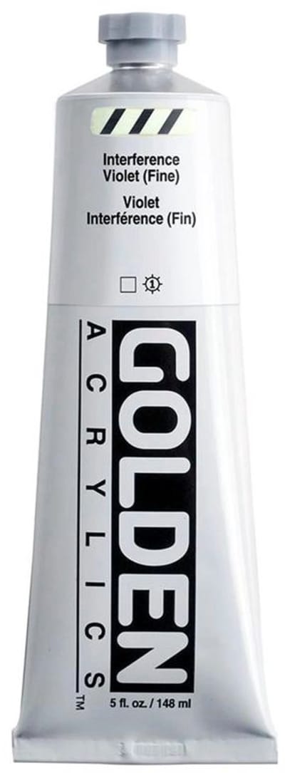 Golden Heavy Body Acrylverf Interference Violet (fijn) 148 ml