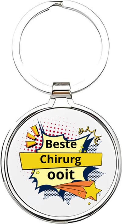Akyol - beste chirurg ooit Sleutelhanger - Chirurg - de beste chirurg - arts - artsen - ziekenhuismedewerker - huisarts - verpleegkunde - verzorger - verpleegkundige - verzorgster - medicus - 4 x 7,5 CM