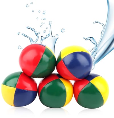 Allecto - Juggling Balls - Professionele Juggling Ball Set - 5 Stuks - Geschikt voor Beginners en Gevorderden - Duurzaam en Stevig - 5,5 mm Diame