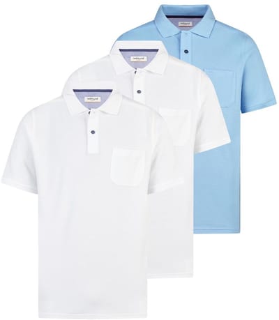 Redmond Heren poloshirt 3 pack Basic