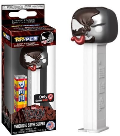 Funko Pop! PEZ - Venomized Silver Surfer GameStop Exclusive
