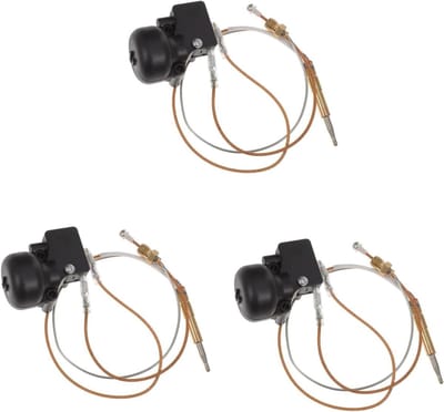 Thermokoppel Set - Onderdeel Gasheater - Veilig Verwarmen - Automatische Uitschakeling - 3 stuks - Assorti