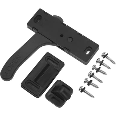 Verrou de porte moustiquaire en alliage de zinc Kit de verrou de moustiquaire Poignée main droite pour camping-car caravane