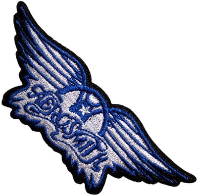Aerosmith - Wings Patch - Blauw/Wit