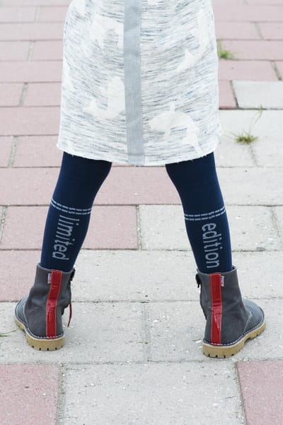 Bonnie Doon  - Kinderen - Maillots  - Limited Edition Tights  - Donker Blauw/Light Navy - Maat 104-110