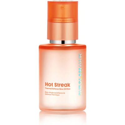 Hot Streak Thermal Defense Glow Oil Elixir-80ml/2.7 Fl Oz, haarverzorging etherische olie, rozengeur hydraterende olie serum voor diepe voeding, haarolie hittebescherming krullend haar producten haarbehandeling serum, temt kroezen en seals in glans, hittebescherming verrijkt met zonnebloemzaadolie gewichtloze mistspray voor alle haartypes Geschenk Roze Make-up Strand Festivals Haarverzorging Vakantie Zomer Haaraccessoires Terug naar school Reis