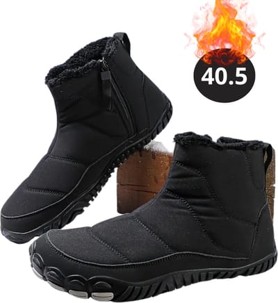 Nivard Snowboots - Sneeuwschoenen - Sneeuwboots - Heren - Wintersport - Ski - Skischoenen - Zwart - 40.5 - Antislip