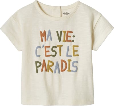 Vertbaudet Baby-T-shirt "paradis" korte mouwen