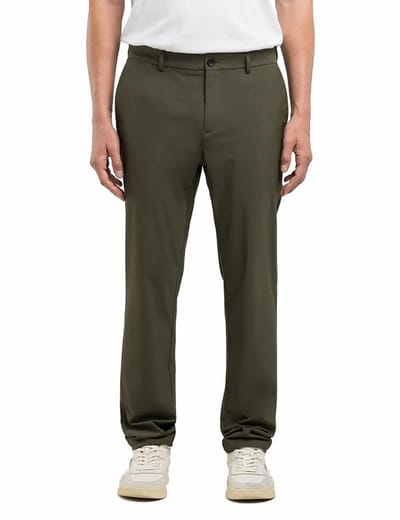 Replay M9041.000.23963 Chino Broek Groen 33 / 32 Man