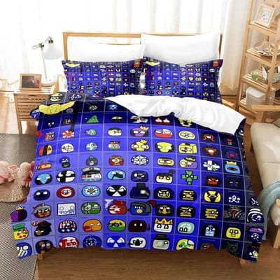 Nieuwe Countryball Polandballs Beddengoed Set Eenpersoons Twin Volledig Queen King Size Bedset Volwassene Kind Slaapkamer Dekbedovertrek Sets Cartoon 70x133cm 2pcs