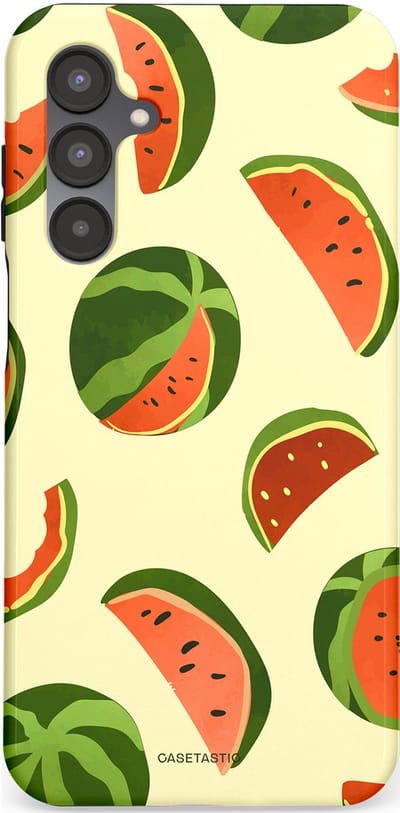 Casetastic Hoesje Geschikt voor Samsung A16 - Stijlvolle Beschermende Duo-layer Case - Watermeloen Festijn