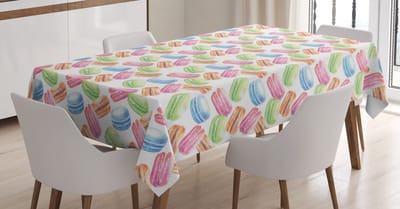 ABAKUHAUS desserttafelkleed – Flyaway Macaron – 140 x 200 cm – roze