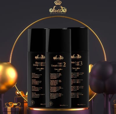 Sweet Professional Straightening System Brazilian Keratin Blowout Treatment 3 x 500