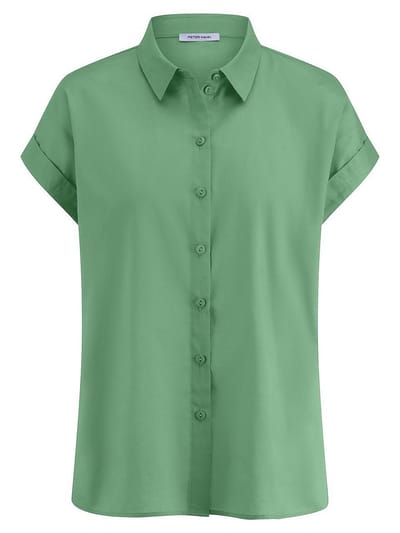 Blouse Van Peter Hahn groen